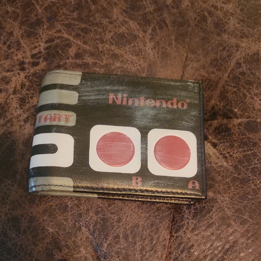 Nintendo Black and Red Wallet